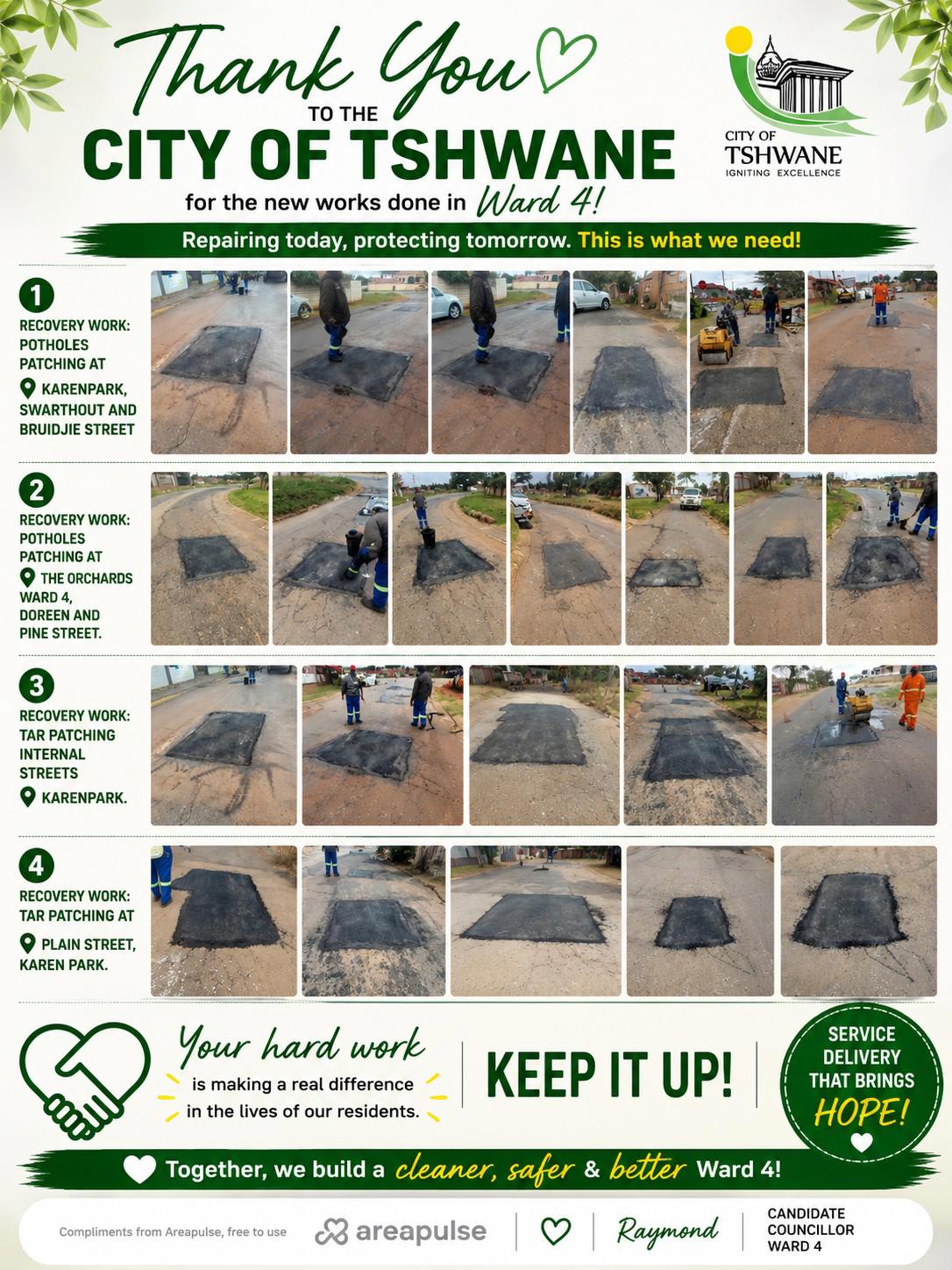 Fixing Ward 4 one step at a time.